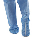 Medline Non-Skid Multi-Layer Shoe Covers - Nonskid Multilayer Shoe Covers, Blue, Size Regular - NON28858