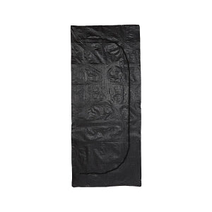 Medline Adult Body Bags with ID Tags - PVC-Free Polyethylene Scrim Body Bag for Adult, Black, 40" x 91" - NON60540B