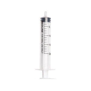 Medline Clear Oral Syringes - Oral Syringe, Clear, 20 mL - NON65020