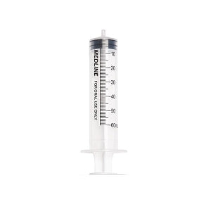 Medline Clear Oral Syringes - Oral Syringe, Clear, 60 mL - NON65060