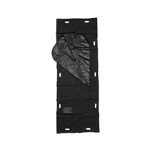 Medline Black Vinyl Adult Disaster Body Bag - Black Vinyl Disaster Body Bag for Adult, 650 lb. Capacity, 36" x 96" - NON80540W