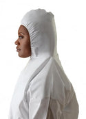 Medline Anti-Static Microporous Breathable Coveralls with Hood and Boots - Antistatic Microporous Breathable Coveralls with Hood and Boots, White, Size M - NONCV980M