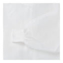 Medline Medium-Weight Dental Cover Gowns with Knit Cuffs - Spunbond Polypropylene Dental Gown with Knit Cuff, White, Size L - NONDWL