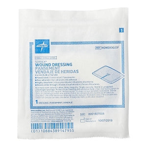 Medline SORBEX Sterile Absorbent Dressings - 2" x 3" SORBEX Sterile Absorbent Dressings with Slit - NONEX0023F