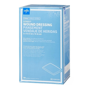 Medline SORBEX Sterile Absorbent Dressings - 3" x 4" SORBEX Sterile Absorbent Dressings - NONEX0034