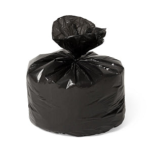 Medline High Density Black Liners - Black Liner, Roll, 20-30 gal., 30" x 37", 16 mic - HCR37XB