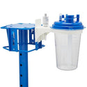 Medline Rigid Canister Holders - Plastic Rigid Canister Holder with Metal DISS Adapter, Holds 1200cc Rigid Canister - OR12D