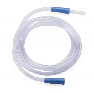 Medline Sterile Universal Suction Tubing with Straight Connectors - Sterile Universal Suction Tubing with Straight Ribbed Connectors, 3/16" x 10' - OR510T