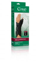 Medline CURAD Wrist and Forearm Splints with Abducted Thumb - CURAD Wrist and Forearm Splint with Abducted Thumb, Size M, Right Arm - ORT18210RMD