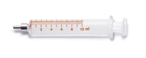 Medline Glass LOR Syringes - Syringe, Loss of Resistance (LOR), Glass, Luer Slip, 10 cc - PAINLOR10LS25