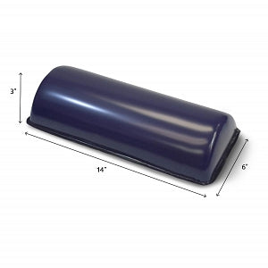 Medline Gel Dome Chest Rolls - Gel Chest Roll Positioner, Dome, 14" x 6" x 3" - PCD083136