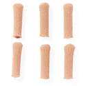 Medline Gel Ribbed Digital Toe Caps - Gel Ribbed Digital Cap, Size S / M - POD14207SM