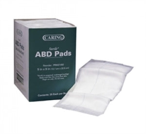 Medline Abdominal Pads - Nonsterile Abdominal Pad, 5" x 9" - PRM21451