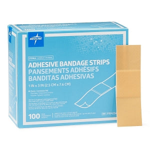 Medline Sheer-Gard Plastic Adhesive Bandages - Plastic Adhesive Bandage, 1" x 3" - PRM25600