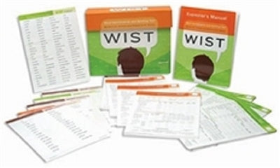 WIST Word Card, Letter/Pseudo Words Barbara A. Wilson, Rebecca H. Felton