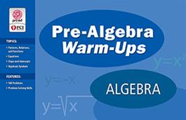 Pre-Algebra Warm-Ups: Algebra 