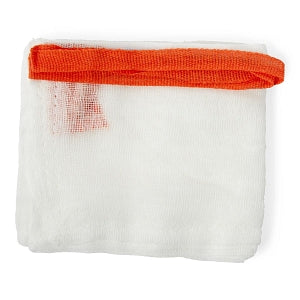 Medline Co-Label ORLocate Sponge RFID Tagged Sterile Vaginal Packing - ORLocate Sponge RFID Tagged X-ray Detectable Sterile Folded Vaginal Packing with Loop, 4" x 36" - RFMVP4X36