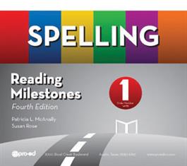 Reading Milestones–Fourth Edition, Level 1 (Red) Spelling Kit Patricia L. McAnally, Susan Rose