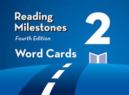 Reading Milestones–Fourth Edition, Level 2 (Blue) Word Cards 