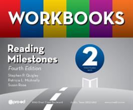 Reading Milestones–Fourth Edition, Level 2 (Blue) Workbooks Kit Stephen P. Quigley, Patricia L. McAnally, Susan Rose