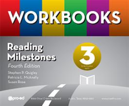 Reading Milestones–Fourth Edition, Level 3 (Yellow) Workbooks Kit Stephen P. Quigley, Patricia L. McAnally, Susan Rose