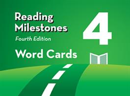 Reading Milestones–Fourth Edition, Level 4 (Green) Word Cards 