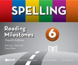 Reading Milestones–Fourth Edition, Level 6 (Orange) Spelling Kit Patricia L. McAnally, Susan Rose