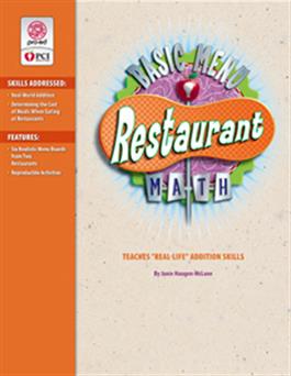 Restaurant Basic Menu Math Janie Haugen-McLane