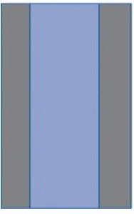 Medline Nonsterile Table Covers - Table Cover with Fan-Fold, 79" x 110" - SPT-2317CS