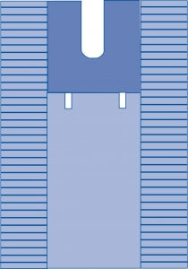 Medline Non Sterile Shoulder Split Drapes - Body Split Drape for Shoulder - SPT-2452SCS
