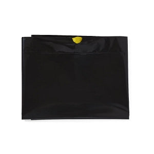 Medline Drawstring / Drawtape Container Liners - Draw Tape Bag, Black, 40" x 40", 2 Mil - SYP40402BL