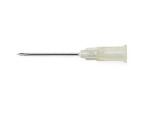 Medline Standard Hypodermic Needles - Standard Hypodermic Needle with Regular Bevel, 19G x 1" - SYR100195