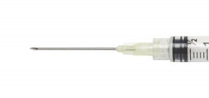 Medline Standard Hypodermic Needles - Standard Hypodermic Needle with Regular Bevel, 19G x 1.5" - SYR100197