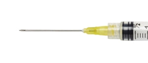 Medline Standard Hypodermic Needles - Standard Hypodermic Needle with Regular Bevel, 20G x 1.5" - SYR100207