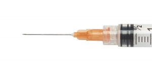 Medline Standard Hypodermic Needles - Standard Hypodermic Needle with Regular Bevel, 25G x 5/8" - SYR100253