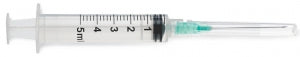 Medline Medline Standard Hypodermic Syringes with Needle - Luer-Lock Syringe with 21G x 1.5" Hypodermic Needle, 5 mL - SYR105217