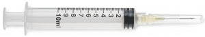 Medline Medline Standard Hypodermic Syringes with Needle - Luer-Lock Syringe with 20G x 1" Hypodermic Needle, 10 mL - SYR110205