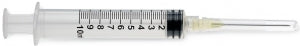 Medline Medline Standard Hypodermic Syringes with Needle - Luer-Lock Syringe with 20G x 1.5" Hypodermic Needle, 10 mL - SYR110207