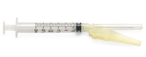 Medline Medline Safety Syringes with Needle - 3 mL Syringe with 20G x 1.5" Safety Needle - SYRS103207