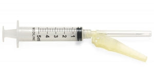 Medline Medline Safety Syringes with Needle - 5 mL Syringe with 20G x 1.5" Safety Needle - SYRS105207