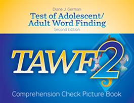TAWF-2: Comprehension Check Picture Book Diane J. German