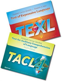 TEXL and TACL-4 COMBO Elizabeth Carrow-Woolfolk, Elizabeth A. Allen