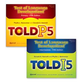 TOLD-P:5 & TOLD-I:5 Combo Kit Donald D. Hammill, Phyllis L. Newcomer