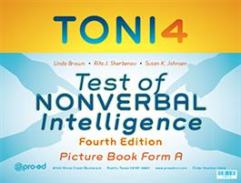 TONI-4 Picture Book Linda Brown, Rita J. Sherbenou, Susan K. Johnsen
