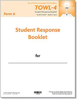 TOWL-4 Student Response Booklets, Form A (25) Donald D. Hammill, Stephen C. Larsen