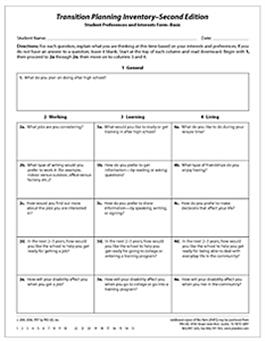 TPI-2 Student Preferences & Interests Form - Basic (25) James R. Patton, Gary M. Clark