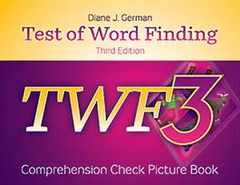 TWF-3 Comprehension Check Picture Book Diane J. German