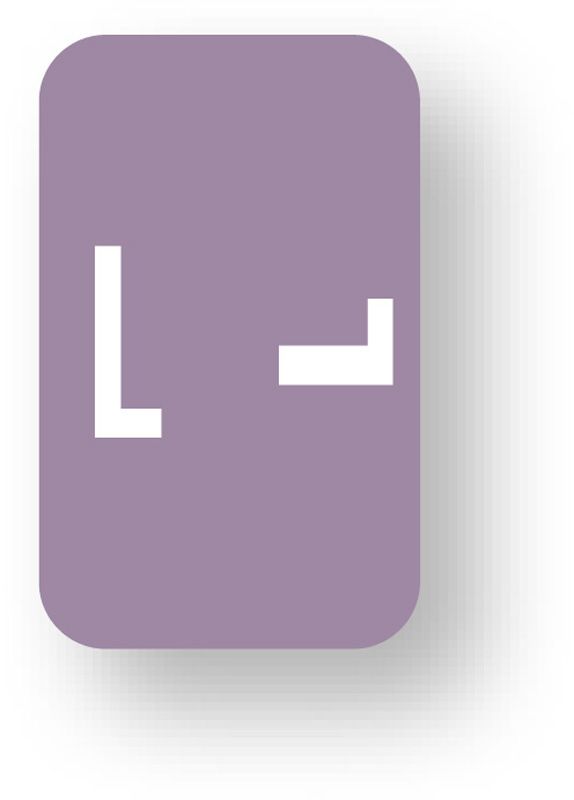 Medical Use Labels - Smead Compatible ACC Alpha Labels