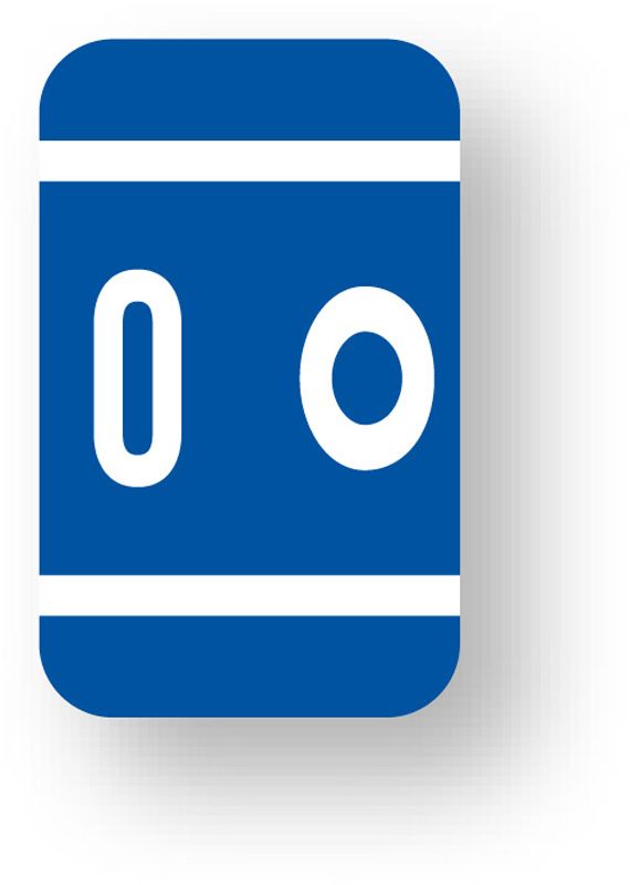 Medical Use Labels - Smead Compatible ACC Alpha Labels