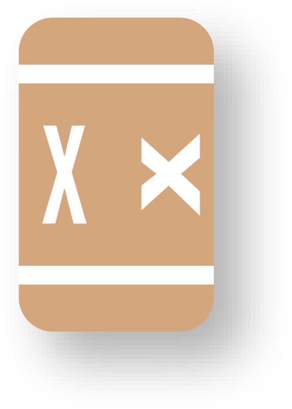 Medical Use Labels - Smead Compatible ACC Alpha Labels